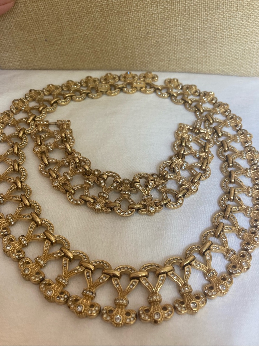 Christian Dior High End Maximalist Statement Necklace Bracelet Set - Picture 8 of 15